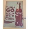Image 1 : COCA-COLA METAL SIGN