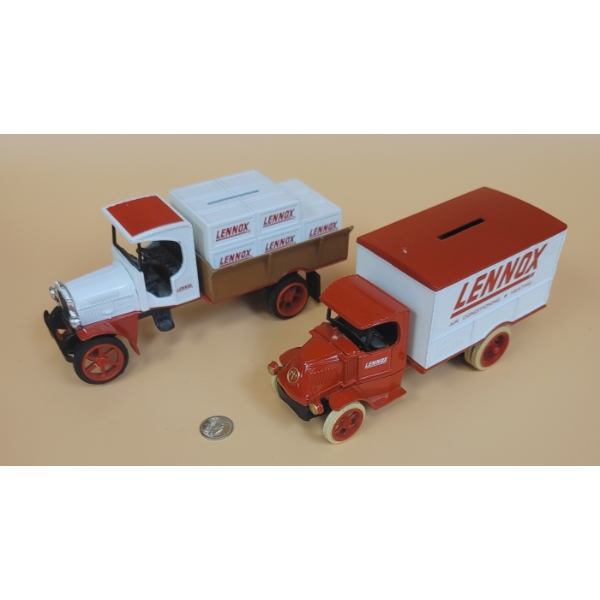 2 Lennox Diecast Toy Banks