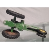 Image 3 : Vintage John Deere Narrow Farm Tractor Metal Wheels 2 Exhaust Pipe  
