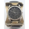 Image 5 : NAVAJO Tino Watch with Black Malachite Stones Metal Bracelet Cuff Possible Silver