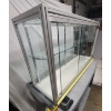 Image 1 : GLASS & ALUMINUM SHOW/DISPLAY CASE 48" L x 24.5" H x 13.5" W plus One Shelf more could be addded Ver