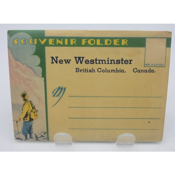 NEW WESTMINSTER SOUVENIR FOLDER with 16 Images of NEW WESTMINSTER