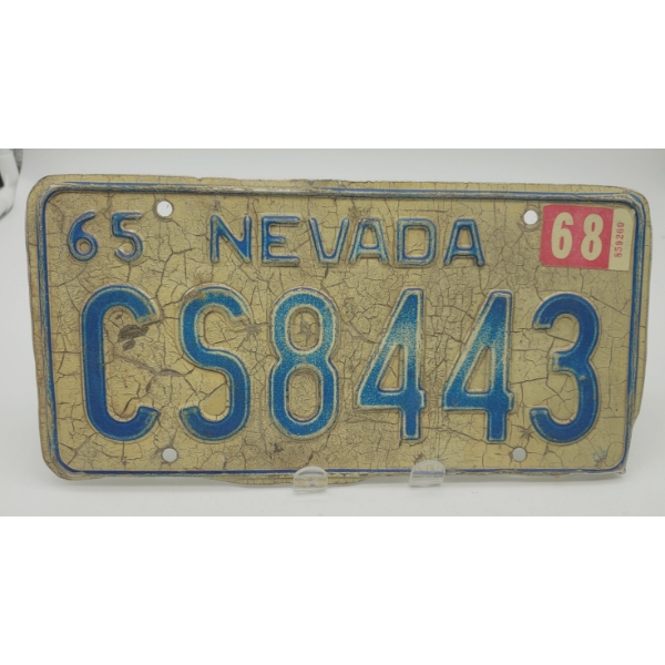 NEVADA LICENSE PLATE
