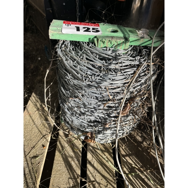 2 rolls of barbwire & Galvanized wire