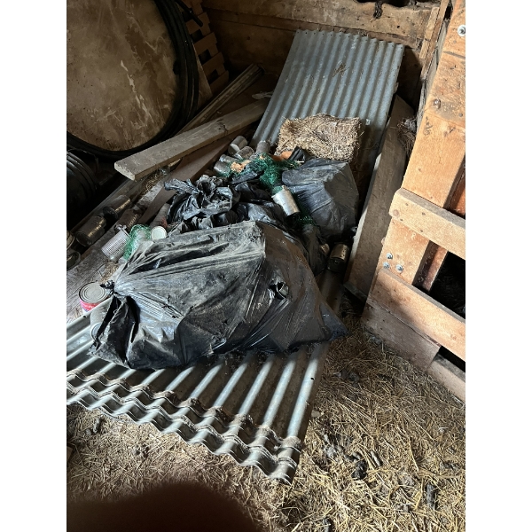 17 Sheets of Metal Bin Rings