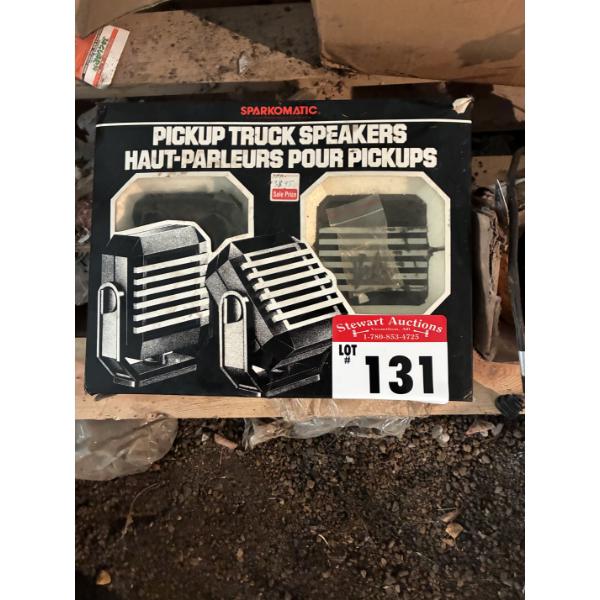 Pickup truck speakers & lights