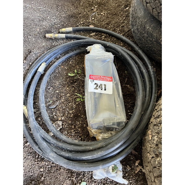 New Hydraulic Cylinder & Hoses
