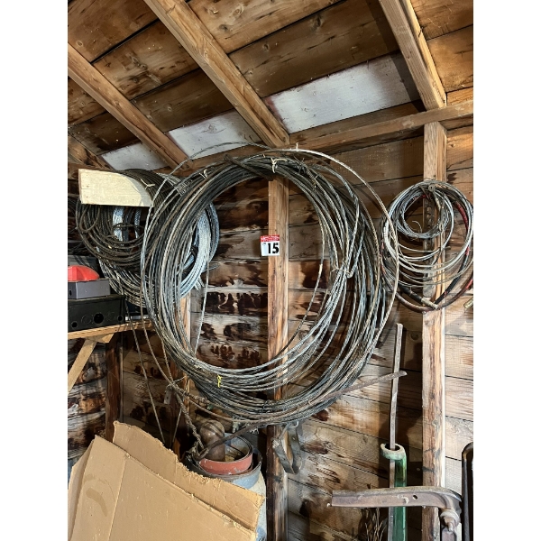All Rolls of Cable on Wall