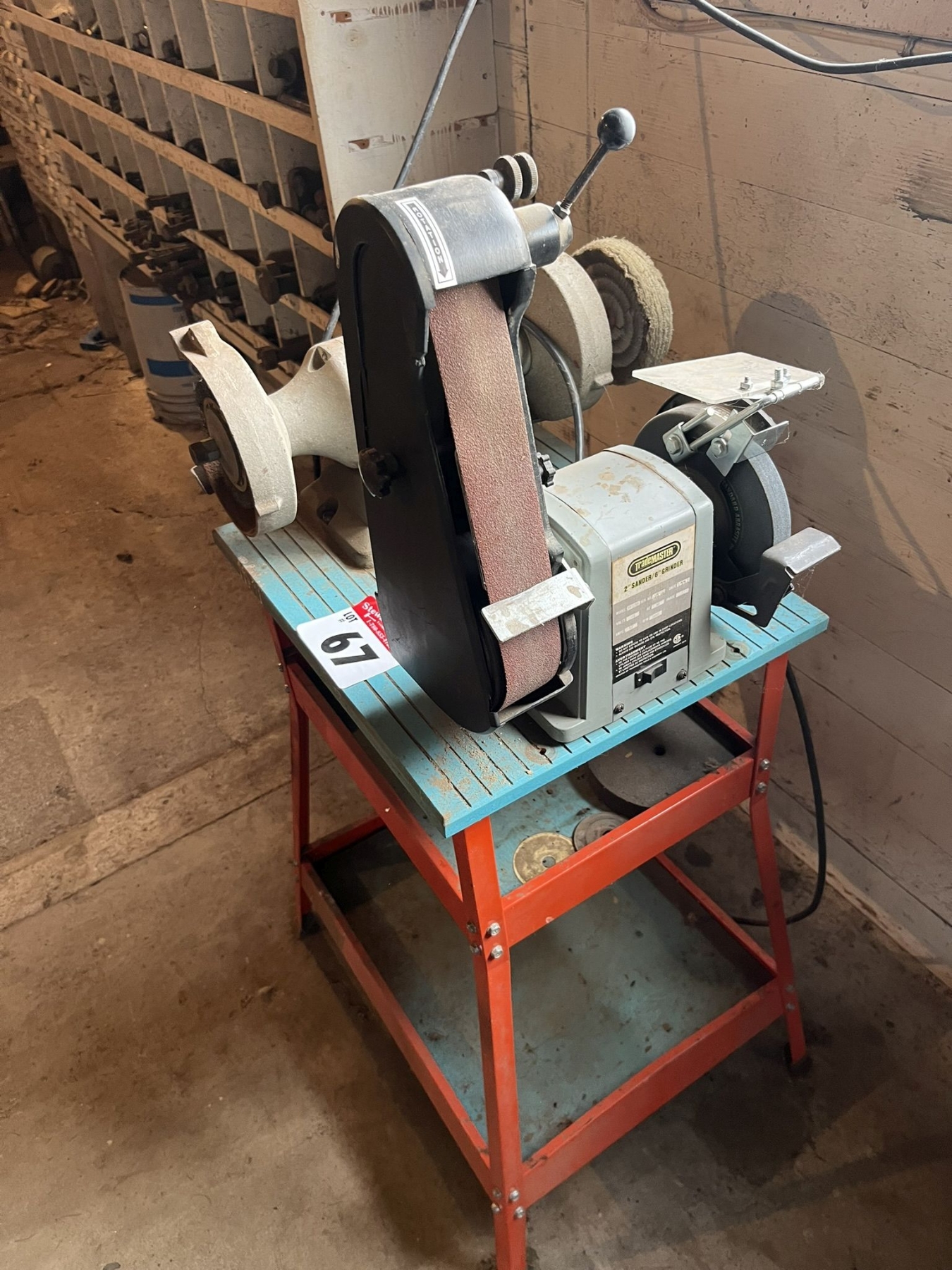 Trademaster 2inch Sander/6inch Grinder on Bench