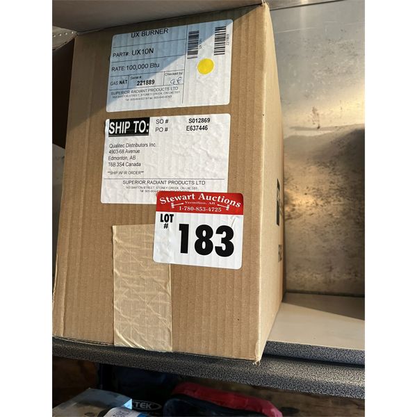 UX Burner, 100,000 BTU