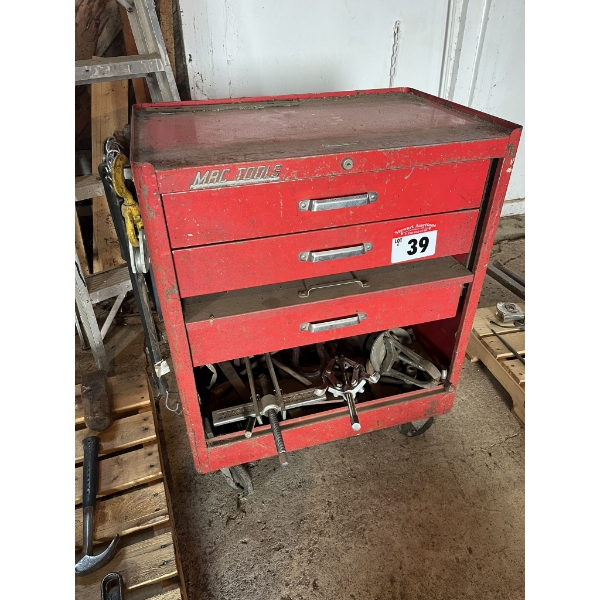 Mac Tool Box on Wheels and contents