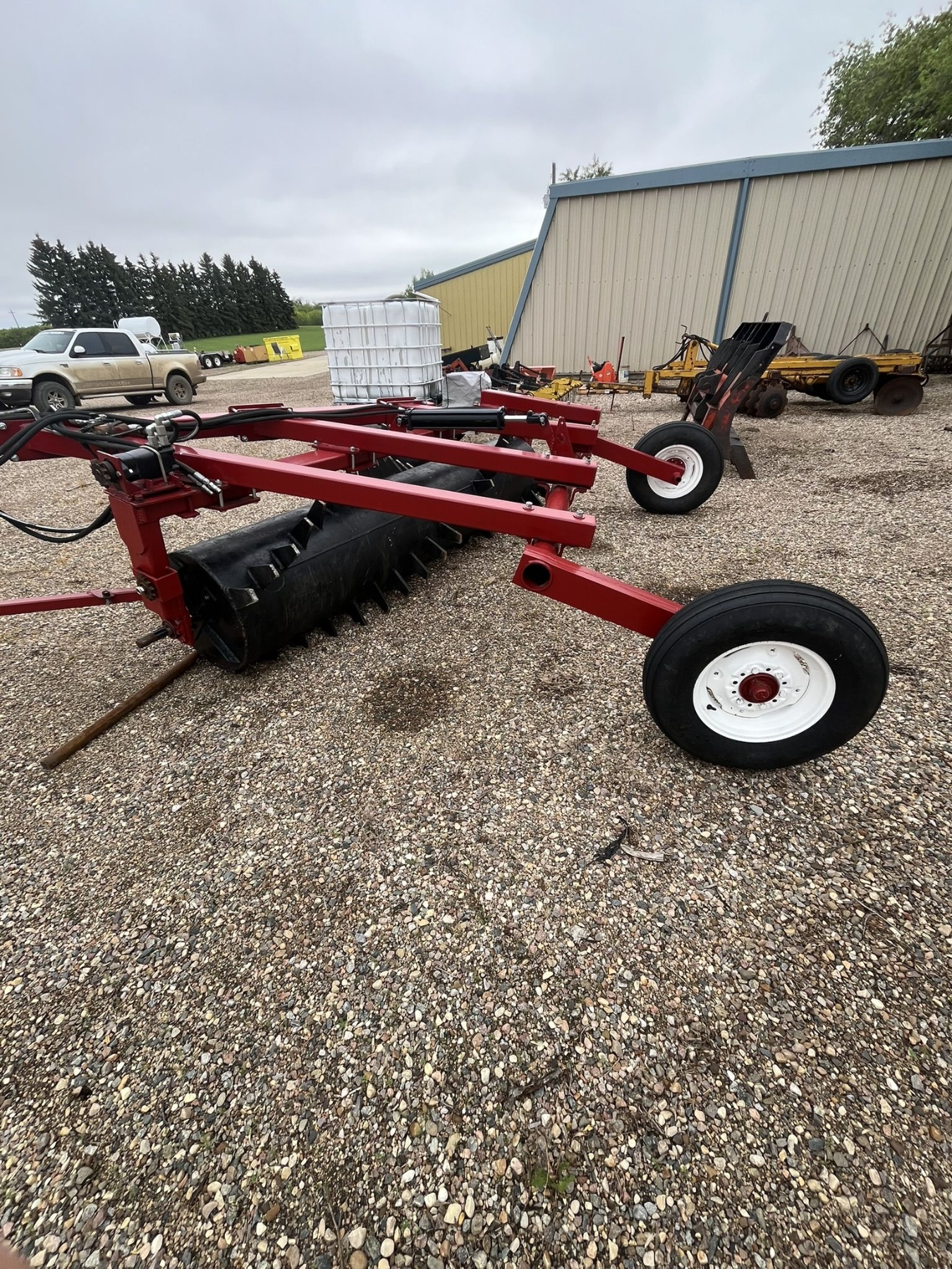 10ft Homemade Root/Rock Rake. Needs shaft