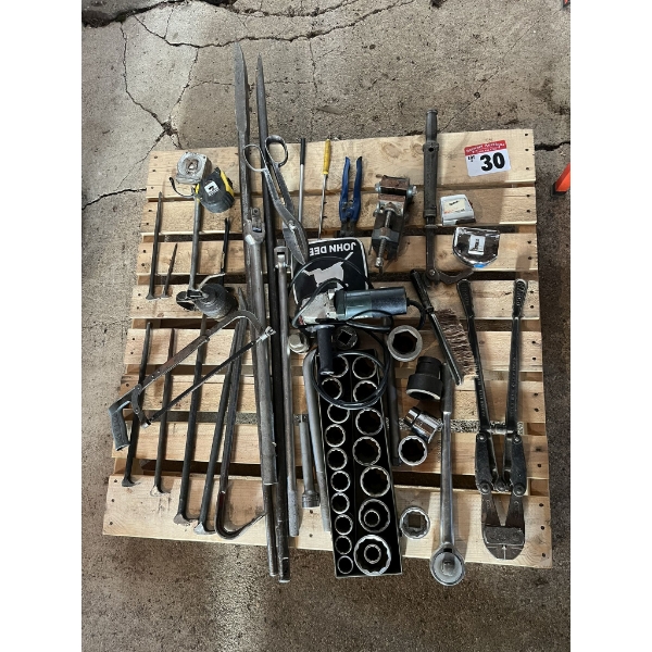 Prybars, Power Bar, 3/4inch Socket Set, etc.