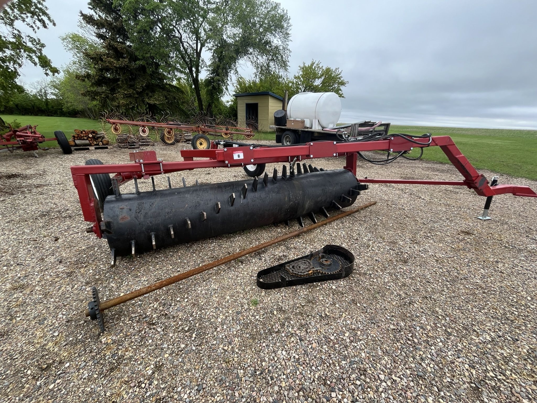 Homemade 3pl Root Rake 10ft Homemade Root/Rock Rake. Needs shaft