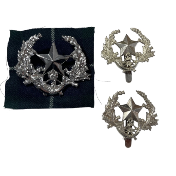 Cameronians Cap Badge Lot