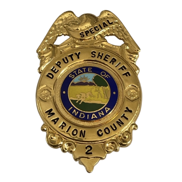 Old Vintage Marion County Indiana Police Badge