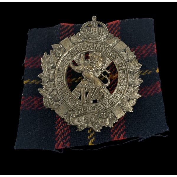 WW1 CEF Canadian 174th Battalion Cap Badge