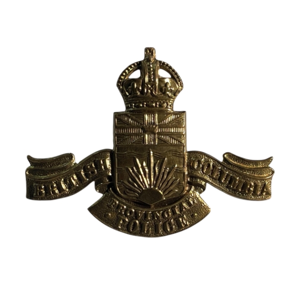 British Columbia Provincial Police Cap Badge