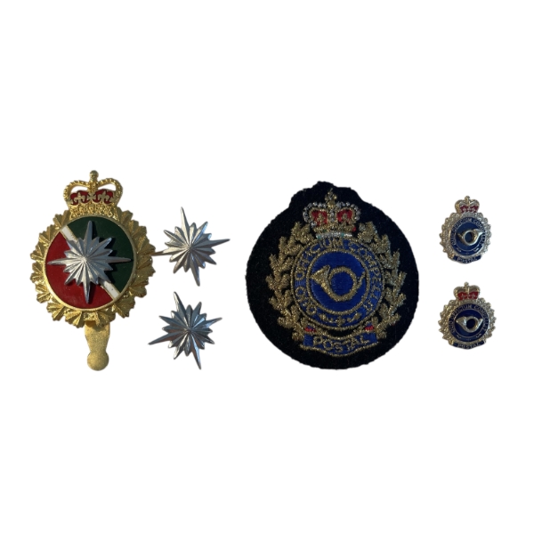 Canadian Military Branch Badge Lot - Canadian Intelligence Branch & Postal Branch