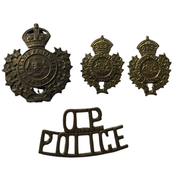 Ontario Provincial Police Badge Lot