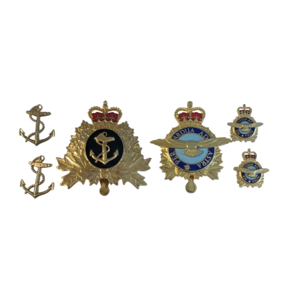 Canadian Military Branch Badge Lot - Naval & Air