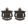 Image 1 : Quebec Provincial Police Collar Badge Pair