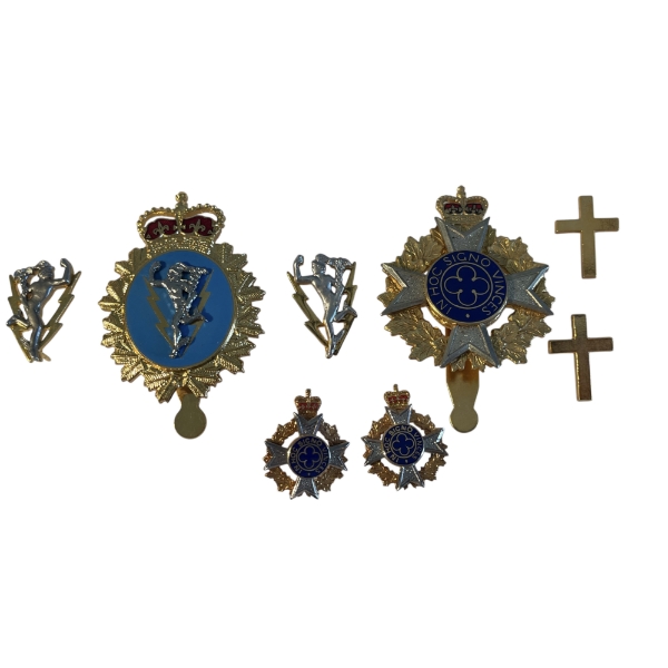 Canadian Military Branch Badge Lot - Signals & Chaplain