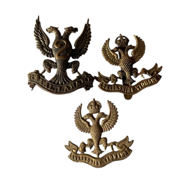 Lanarkshire Yeomanry Cap Badge Lot