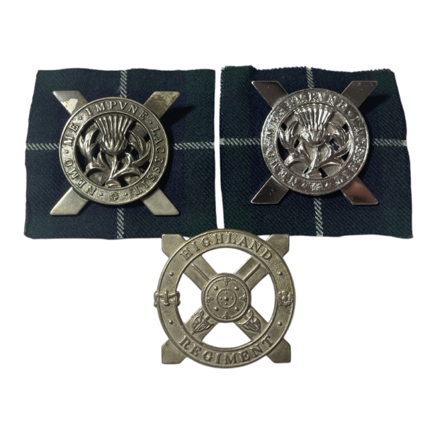 Lowland Brigade Badge lot