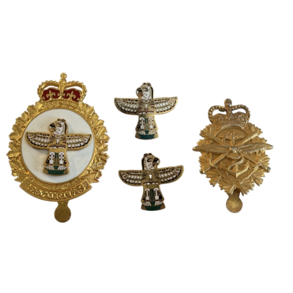 Canadian Military Branch Badge Lot - Military Police & Tri Services Branch