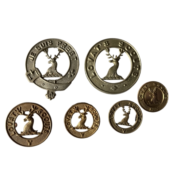 Lovat Scouts Cap Badge Lot