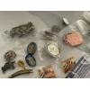 Image 4 : Plastic case of Military Rank insignia, Veterans Affairs pins, and other lapel pins