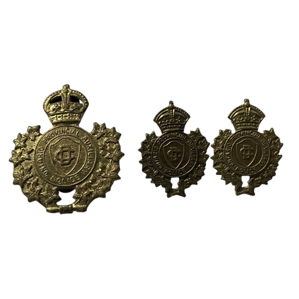 Ontario Provincial Police CD Civil Defense Auxiliary Badge Lot