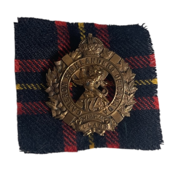 WW1 CEF Canadian 174th Battalion Cap Badge