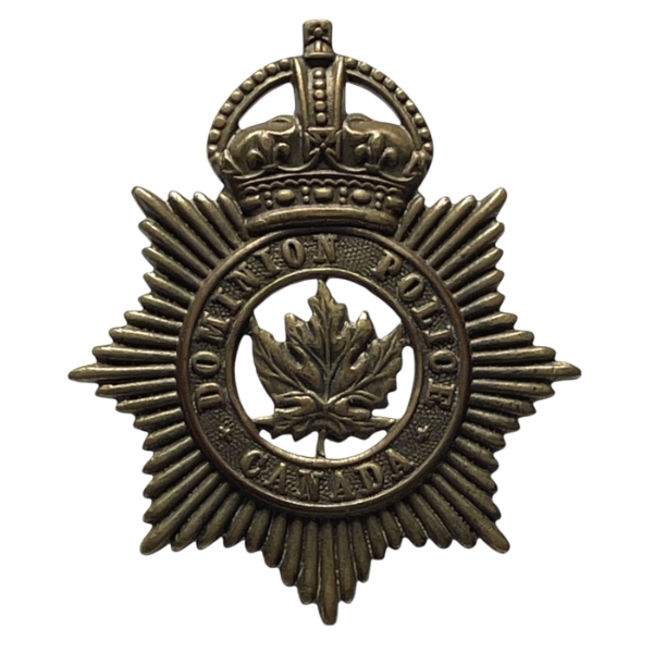 Dominion Police of Canada Forage Cap Badge