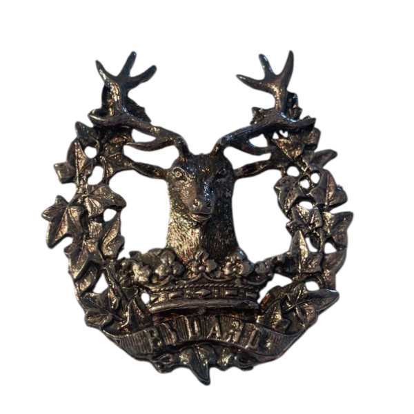 British Gordon Highlanders Officers Cap Badge