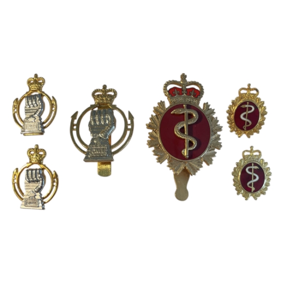 Canadian Military Branch Badge Lot -Armoured & Medical