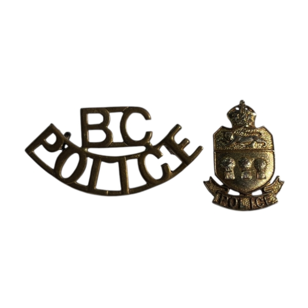 British Columbia and Saskatchean Provincial Police Badge Lot