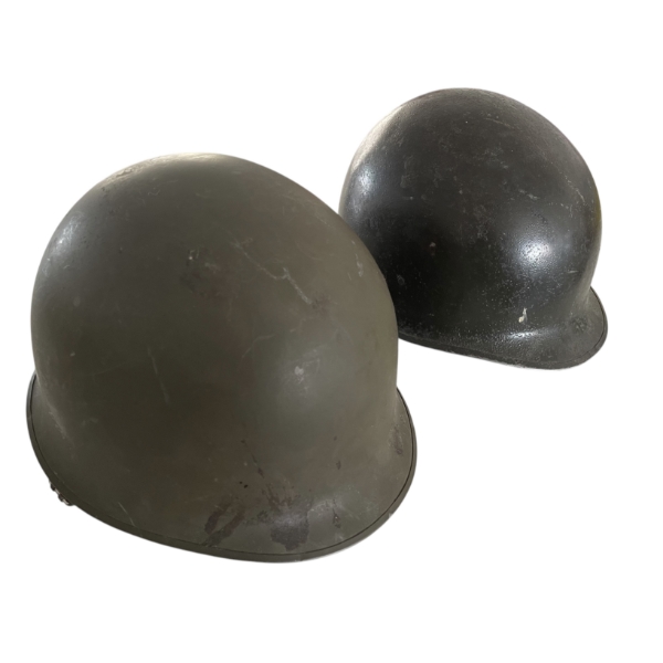 Lot of 2, M1 style Helmets