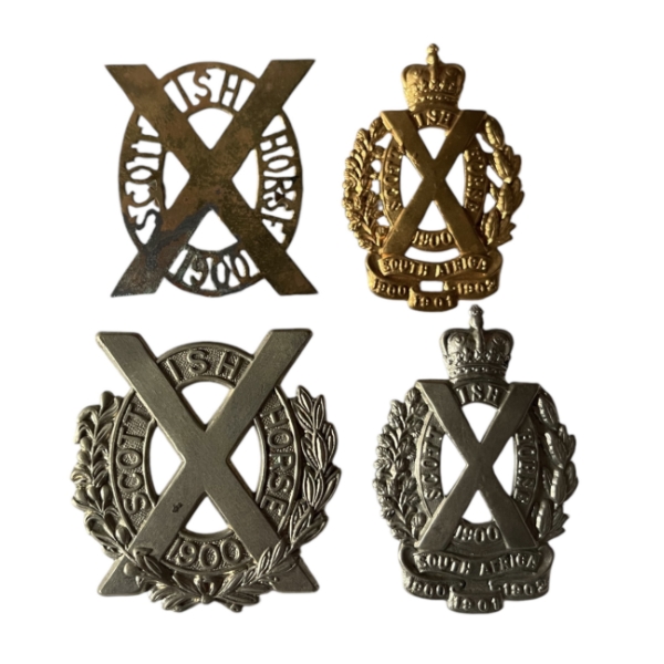 Scottish Horse Cap Badge Lot