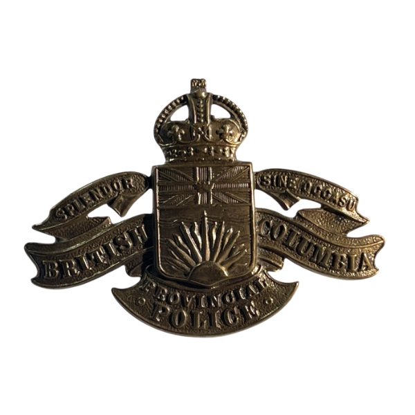 British Columbia Provincial Police Cap Badge