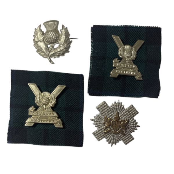 Lot of 4,  Highland Badges 