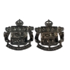 Image 4 : Quebec Provincial Police Collar Badge Pair