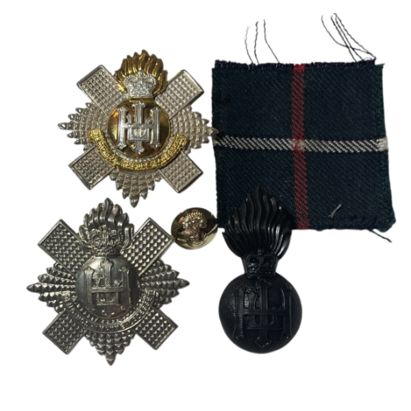 Lot of 5, Royal Highland Fusiliers Badges Lot