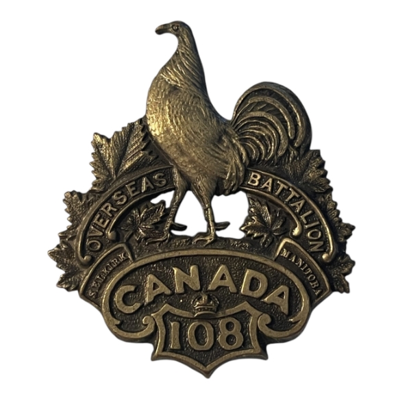 WW1 CEF 108th Battalion (Selkirk) Cap Badge