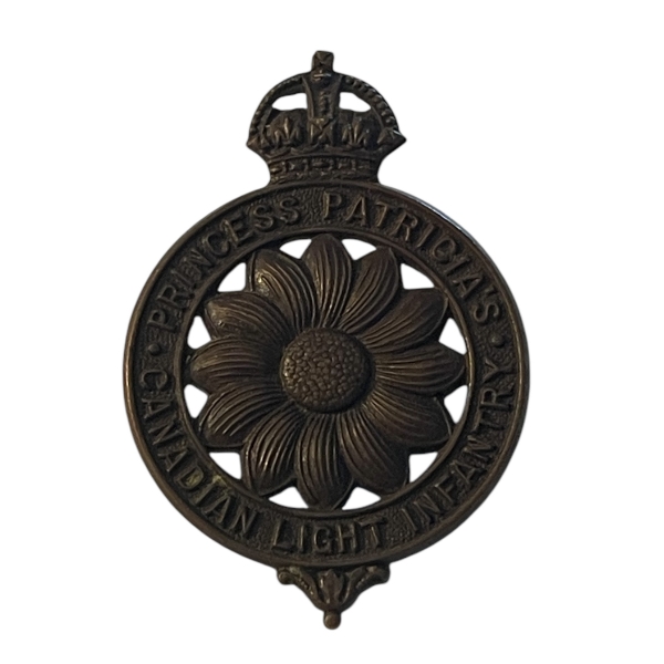 WW1 CEF PPCLI Princess Patricia's Canadian Light Infantry Cap Badge
