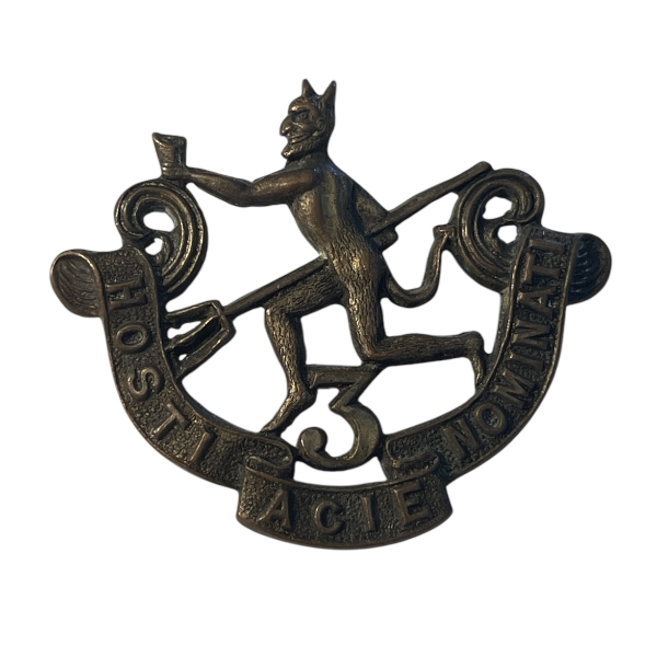 WW1 CEF 144th Battalion (Winnipeg Rifles, Little Black Devils) Cap Badge