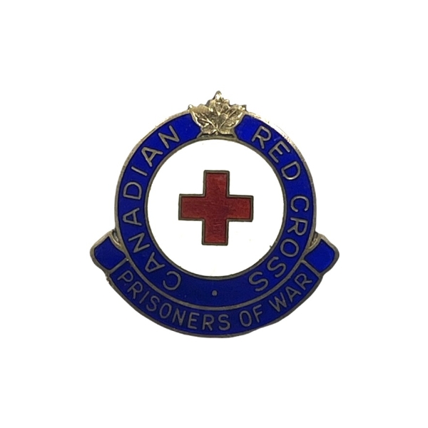 WW2 era, Canadian Red Cross POW Prisoner of War Lapel Badge