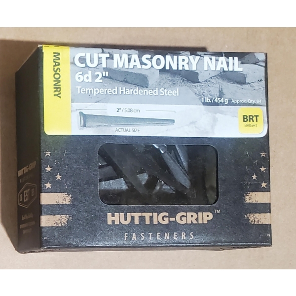 BOX OF CUT MASONRY NAILS
