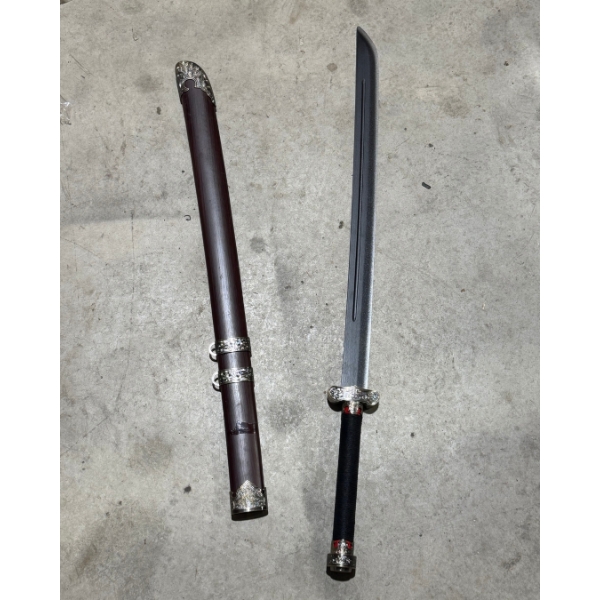 Plastic lightweight sword - brown